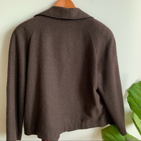 VINTAGE Mister Leonard Blazer Jacket Brown Tan Wool 8 - Picture 9 of 10